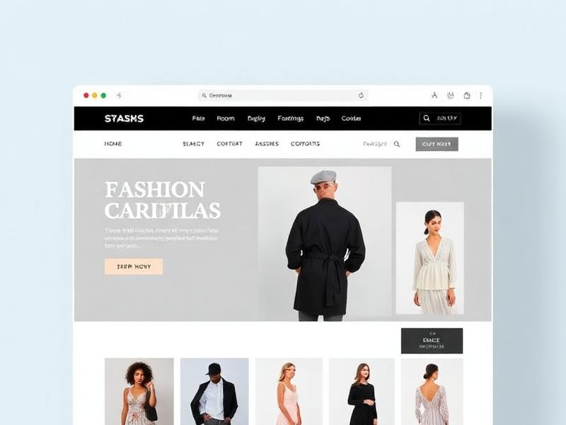 Urban Style Store website design preview