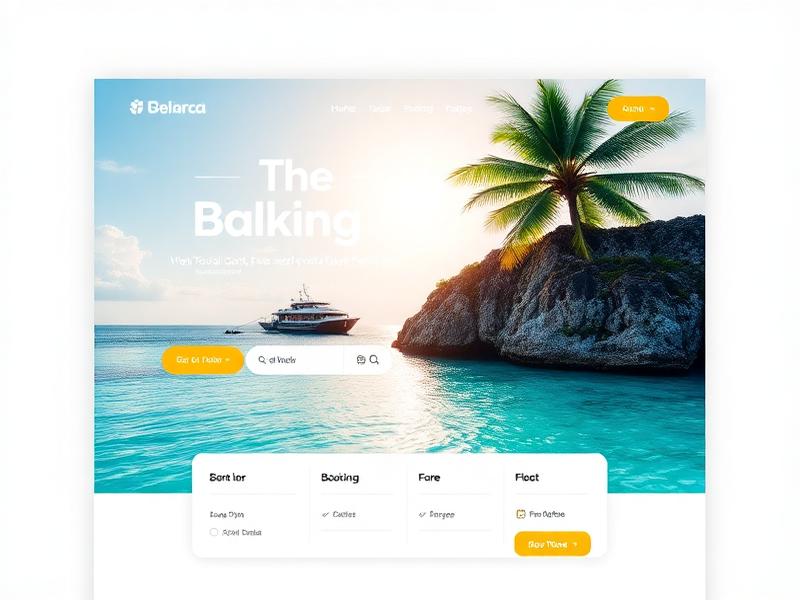 Island Escape Tours website design preview